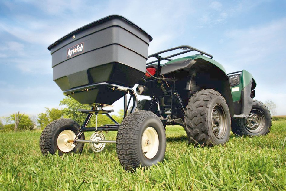 a big fertiliser spreader