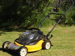 an electric mower